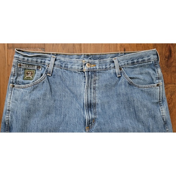 Cinch Men's Blue Silver Label Straight Stonewash Western Denim Jeans Size 38x32 - Picture 2 of 7